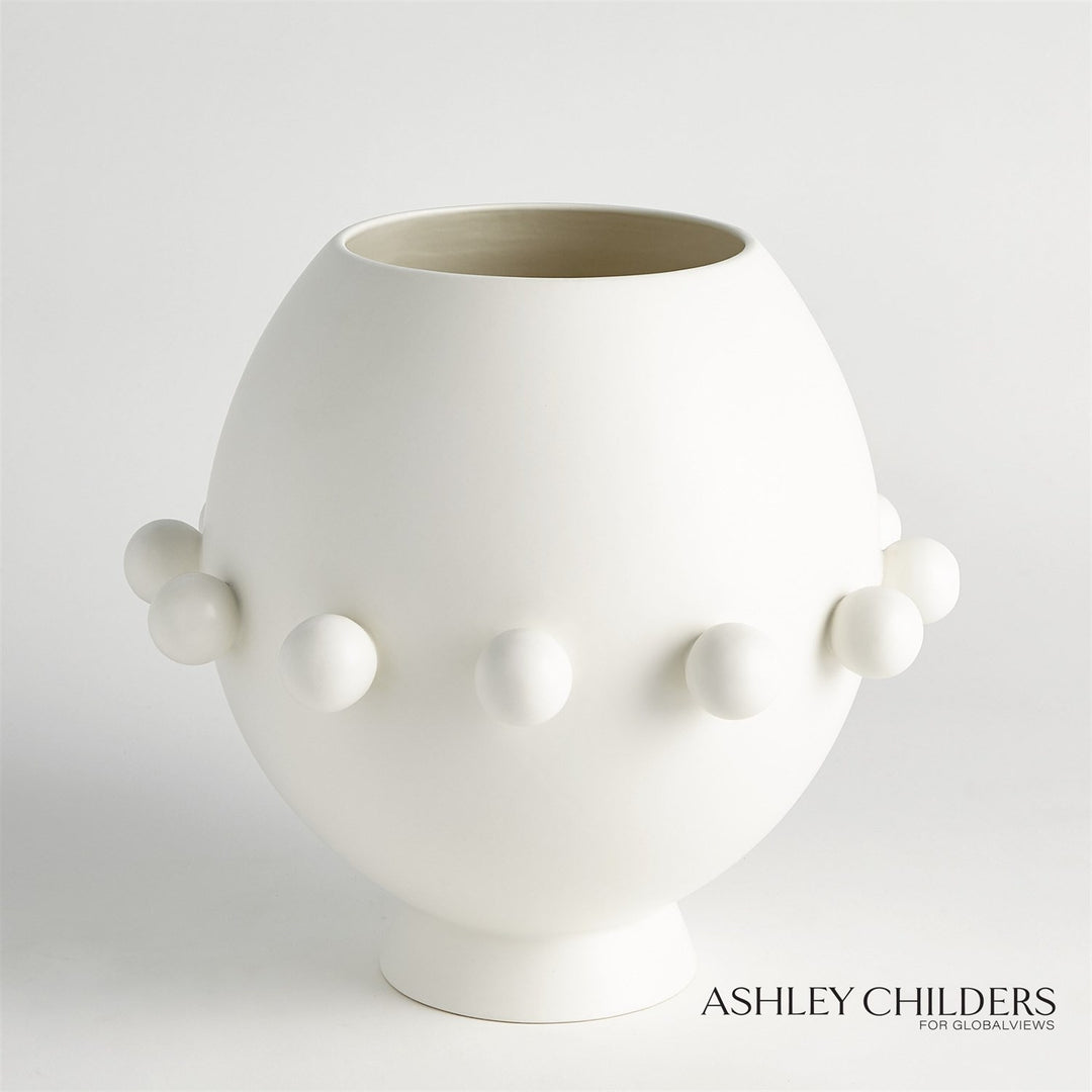Sphere Vase- Ivory - Skye Flowers Design