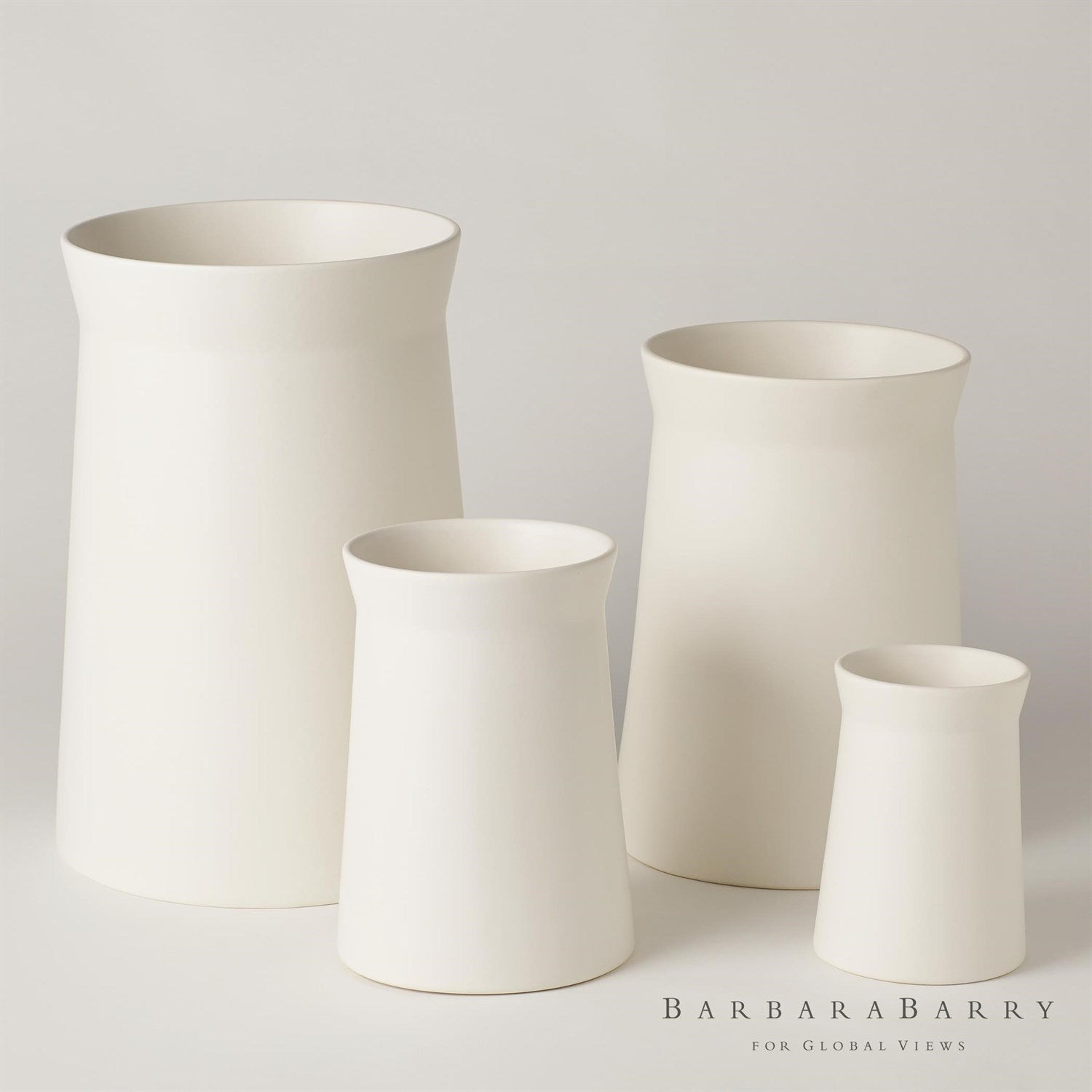 SOFT CURVE VASE-MOON-SM - Skye Flowers Design
