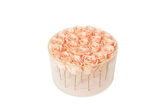 Round Forever Rose Box - Skye Flowers Design