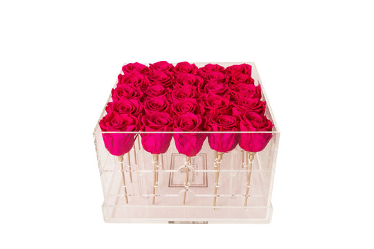 Square Forever Rose Box - Skye Flowers Design
