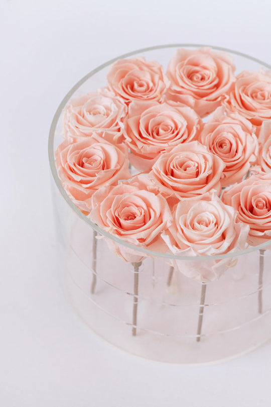 Round Forever Rose Box - Skye Flowers Design