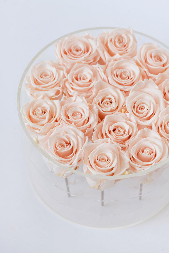 Round Forever Rose Box - Skye Flowers Design