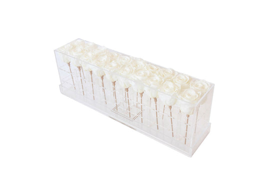 Rectangle Forever Rose Box - Skye Flowers Design