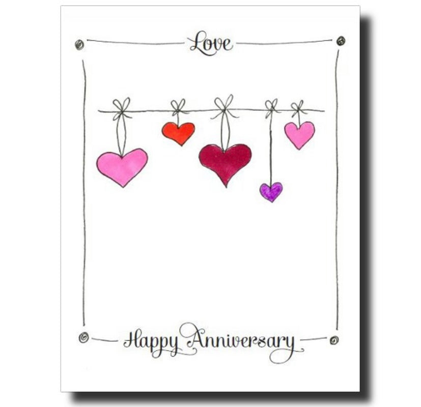 happy anniversary greeting card