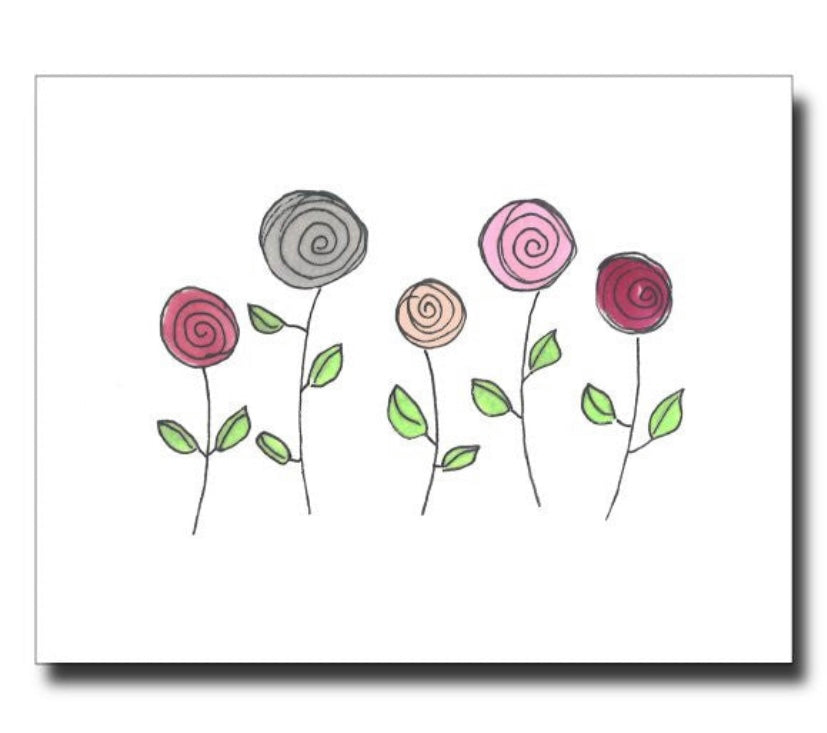 Blank - "Peonies" - Skye Flowers Design