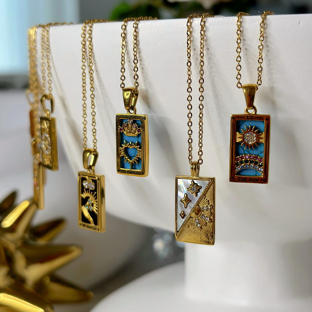 Tarot Card Necklaces