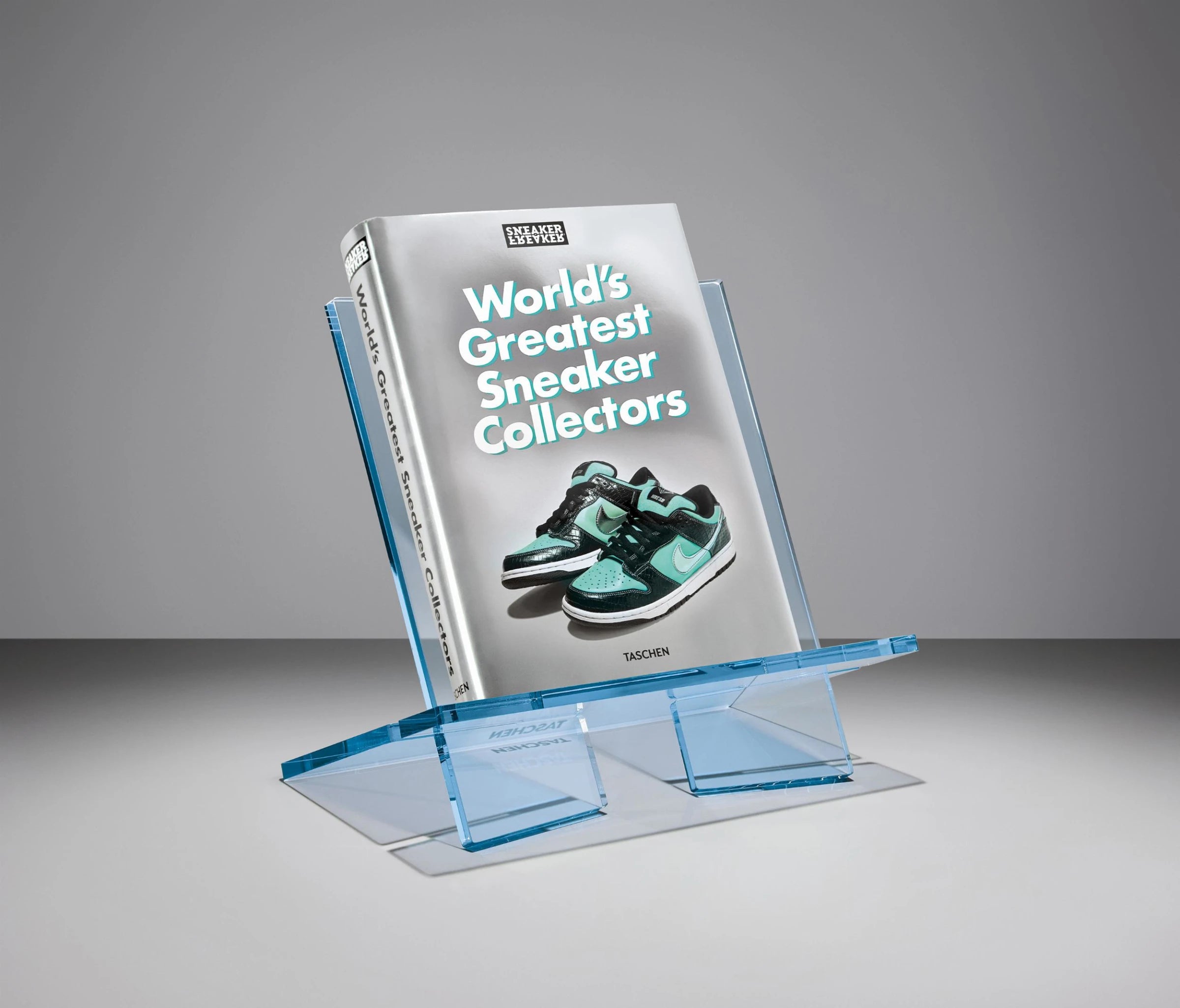 Taschen Bookstand - Aqua Blue - Skye Flowers Design