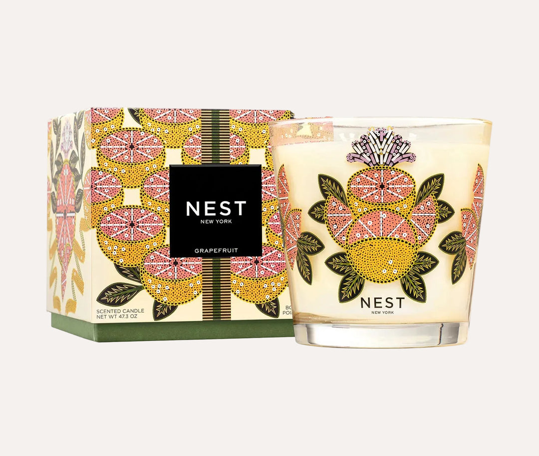 Grapefruit Decorative Luxury Candle - NEST New York - Skye Flowers Design