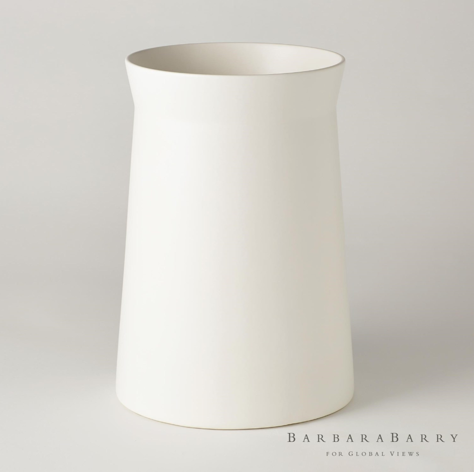 Soft Curve Vase-Moon-XLg