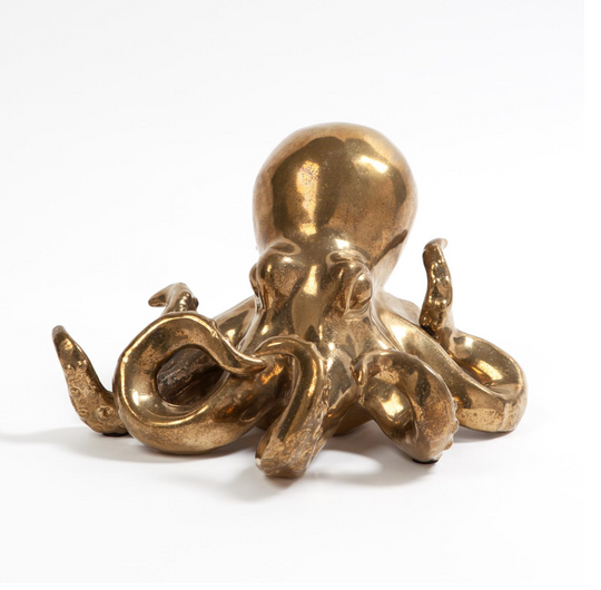 Octopus-Matte Gold