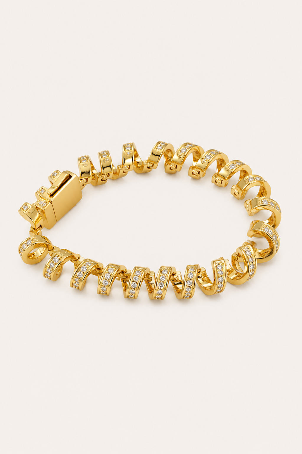 Diamond Spiral Bracelet