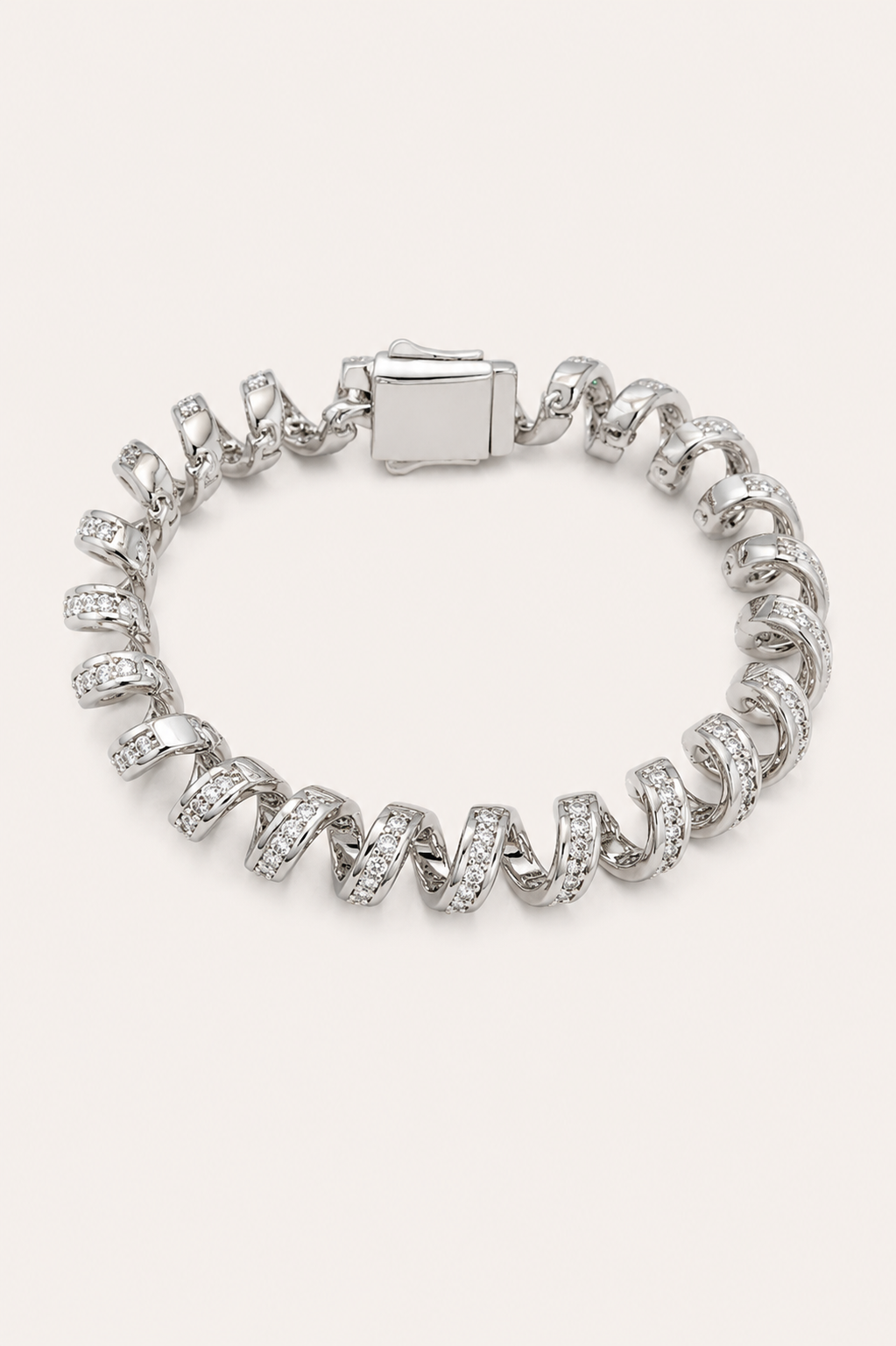 Diamond Spiral Bracelet