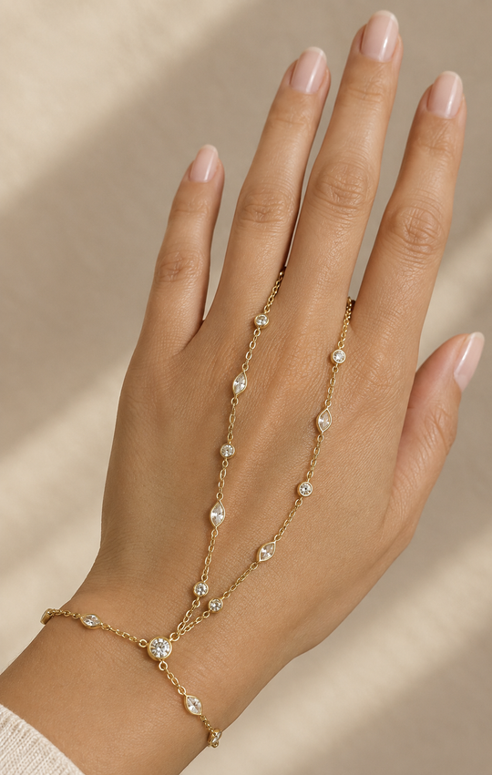Diamond Hand Chain - Skye Flowers Design