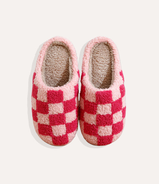 Checkered Slippers
