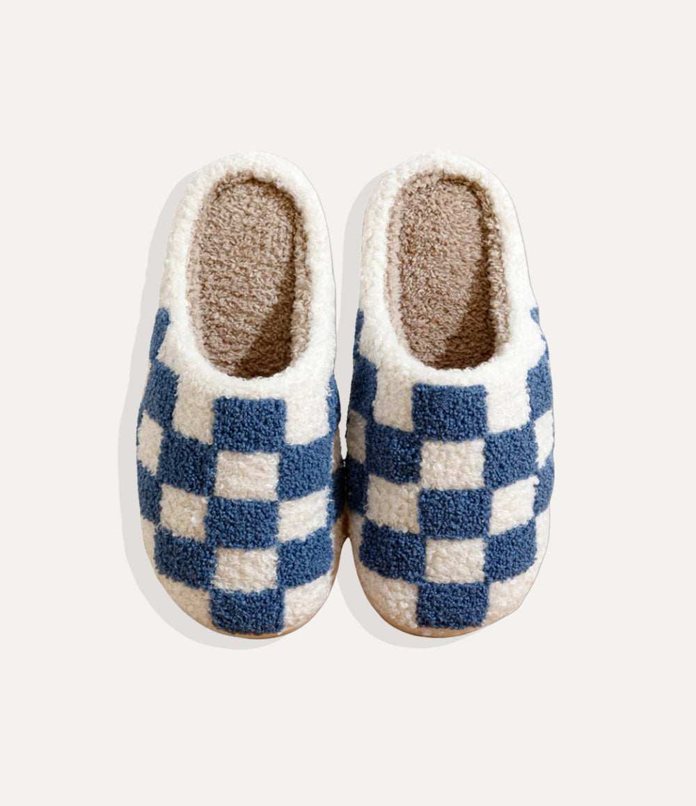 Checkered Slippers