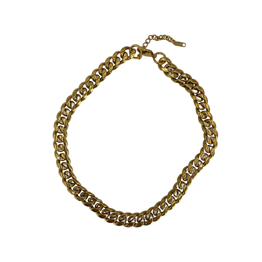 Chunky gold plated Chain Necklace