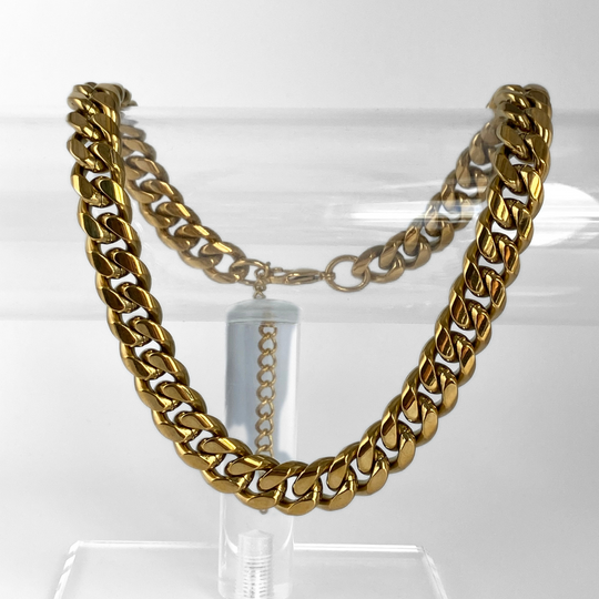 Chunky gold plated Chain Necklace