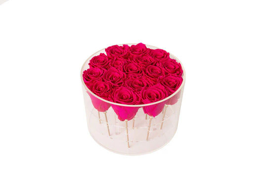 Round Forever Rose Box