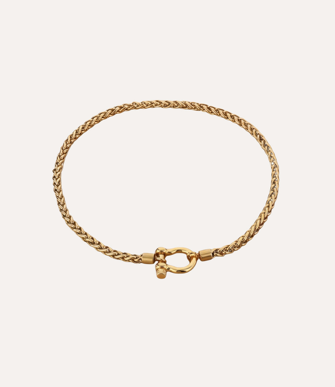 Horse Bit Chain Necklace Gold