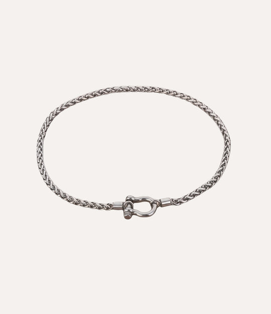 Horse Bit Chain Necklace Silver