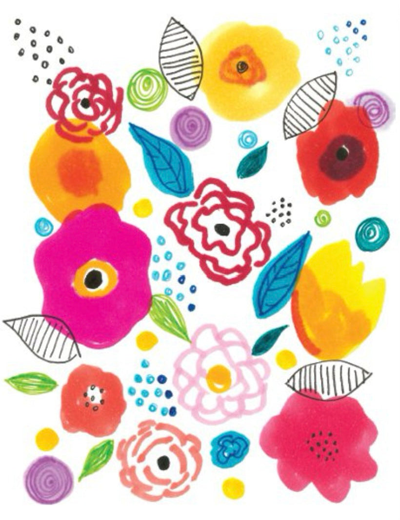 Blank - "Bright Flowers" - Skye Flowers Design