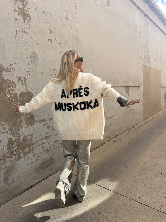 Apres Muskoka - Signature Cardigan - Skye Flowers Design