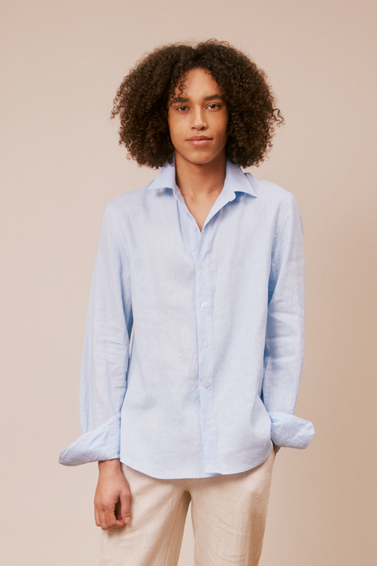 Men's Classic Linen Shirt