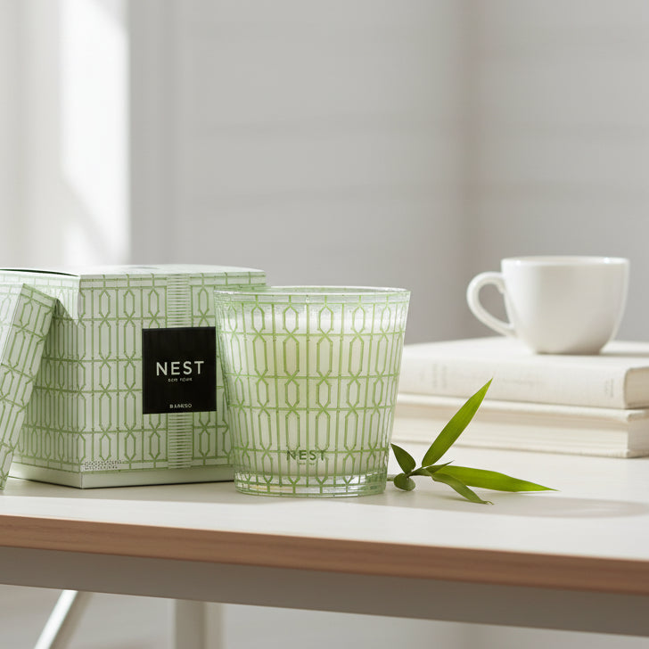 Bamboo Decorative Luxury Candle - NEST New York - Skye Flowers Design