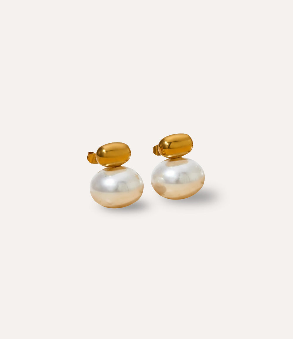 Pearl Drop Studs
