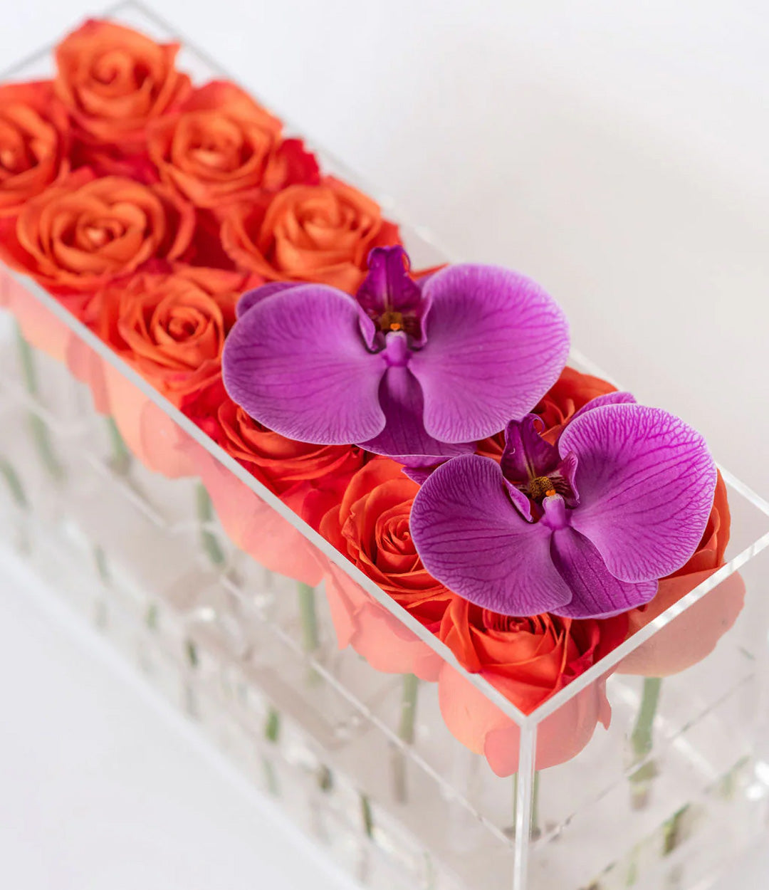 Rectangle Fresh Rose Box