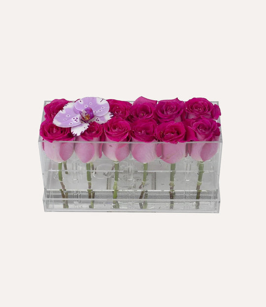 Rectangle Fresh Rose Box