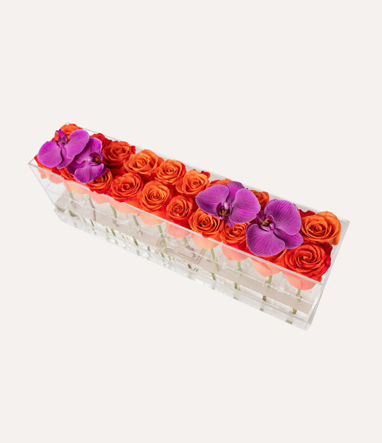 Rectangle Fresh Rose Box