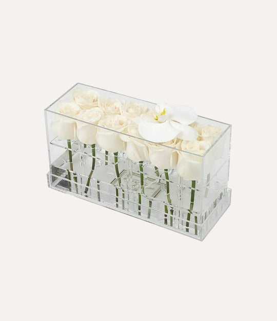 Rectangle Fresh Rose Box