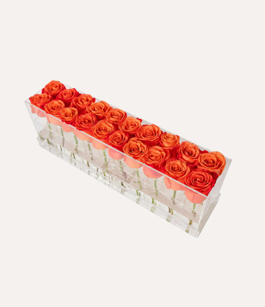 Rectangle Fresh Rose Box