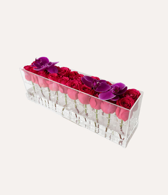 Rectangle Fresh Rose Box