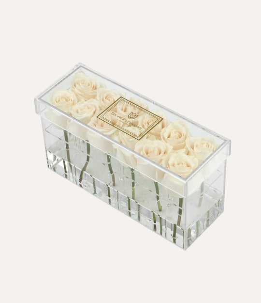 Rectangle Fresh Rose Box