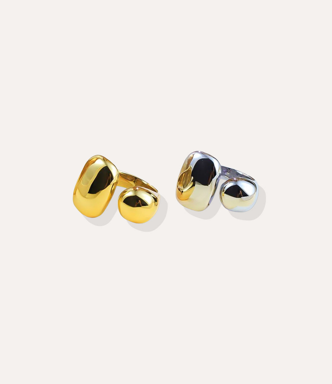 Riley Rings Riley Ring | 18k Gold Plated Stainless Steel Statement Band ...