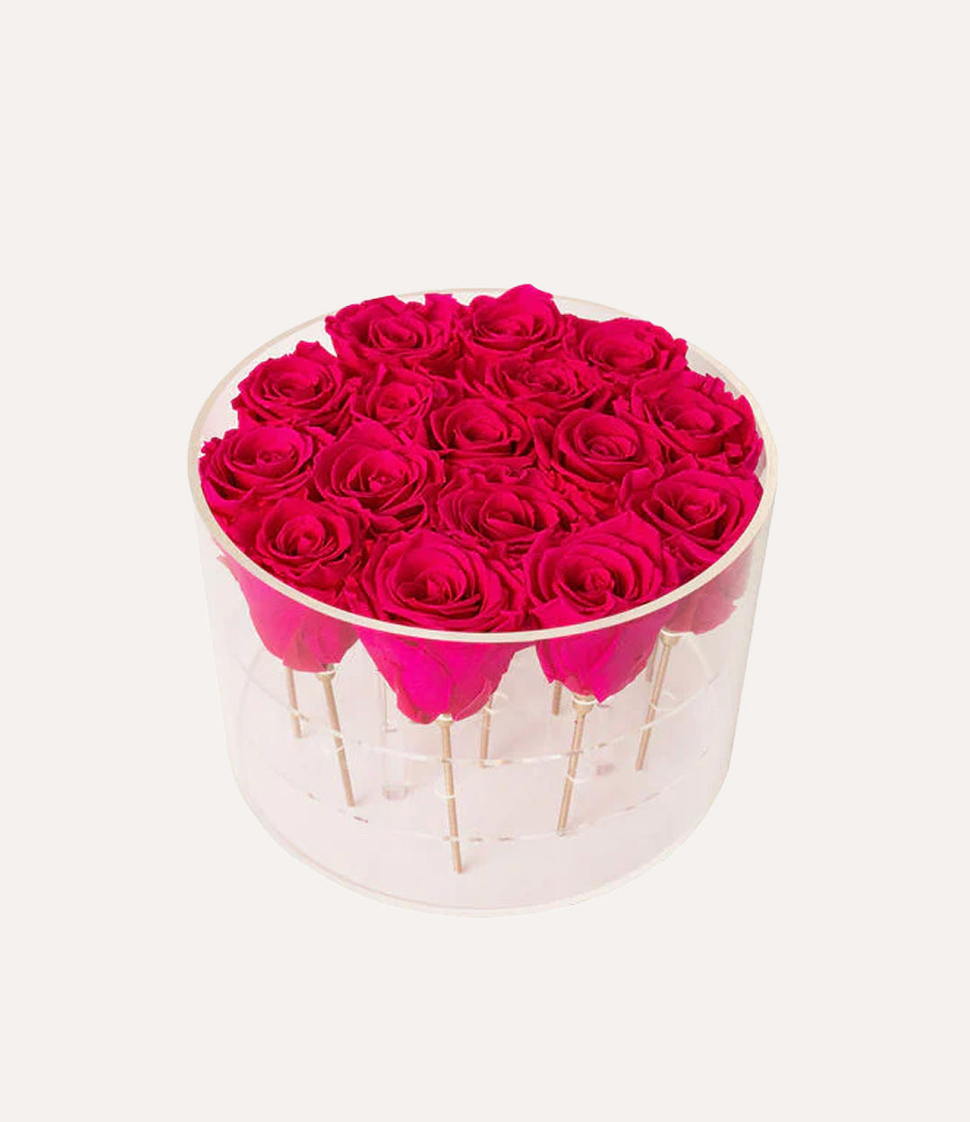 Round Forever Rose Box