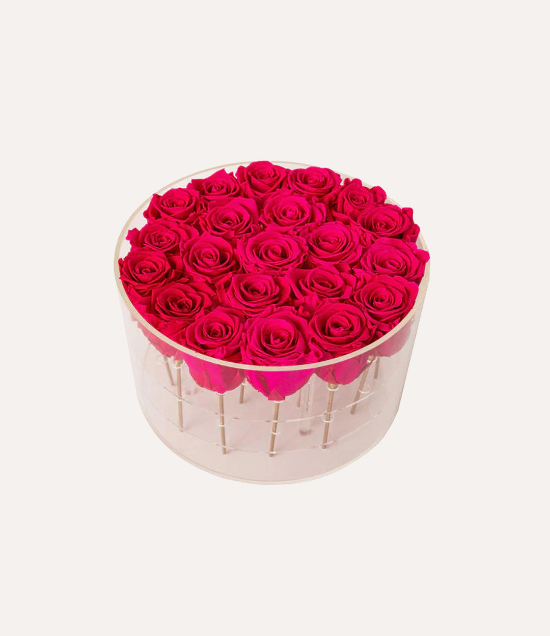 Round Forever Rose Box