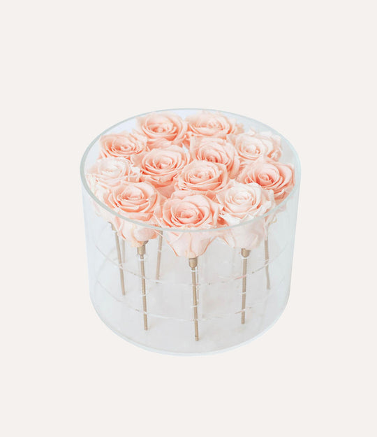 Round Forever Rose Box