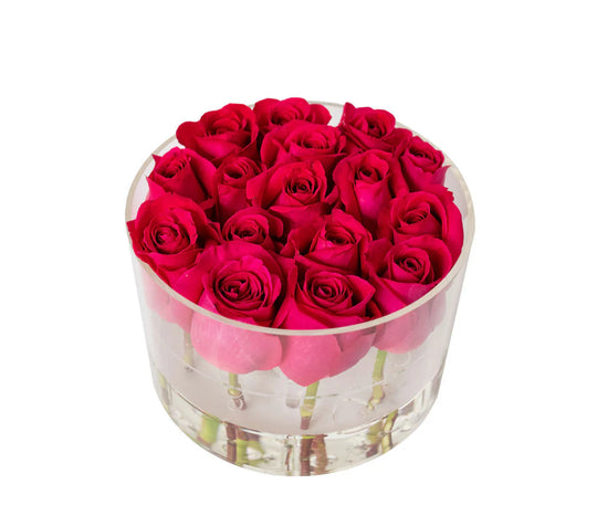 Round Fresh Rose Box