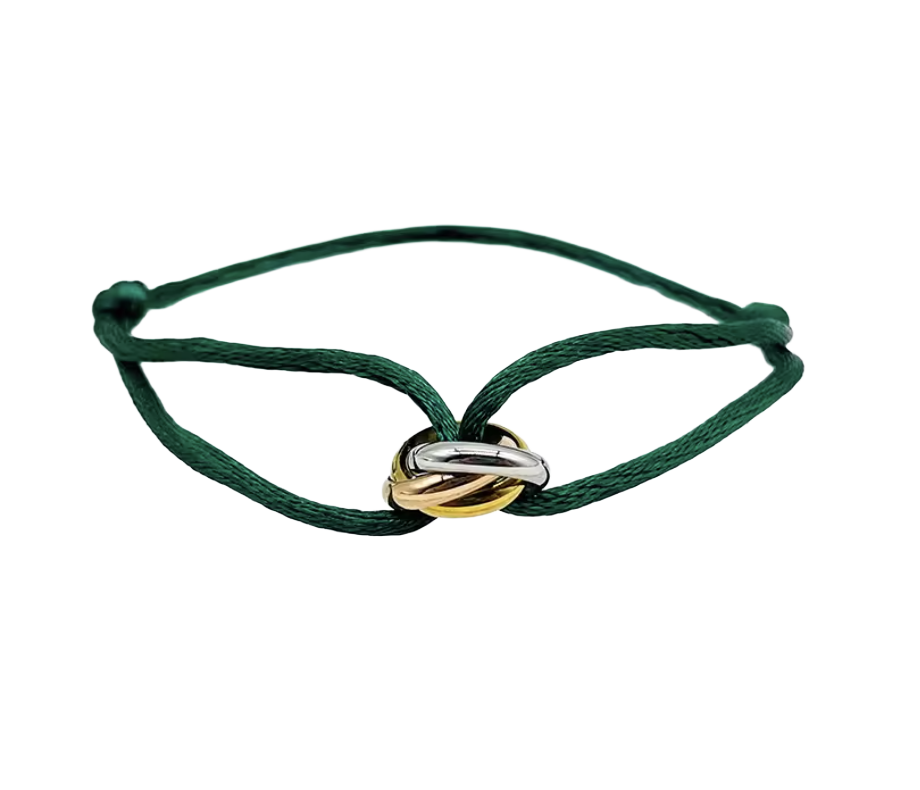 Ring on a String Bracelet - Skye Flowers Design