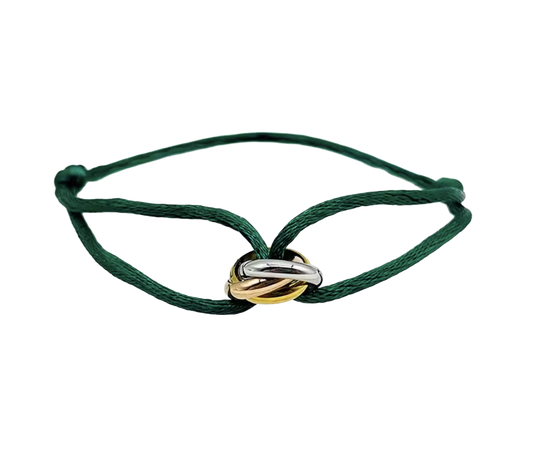 Ring on a String Bracelet - Skye Flowers Design