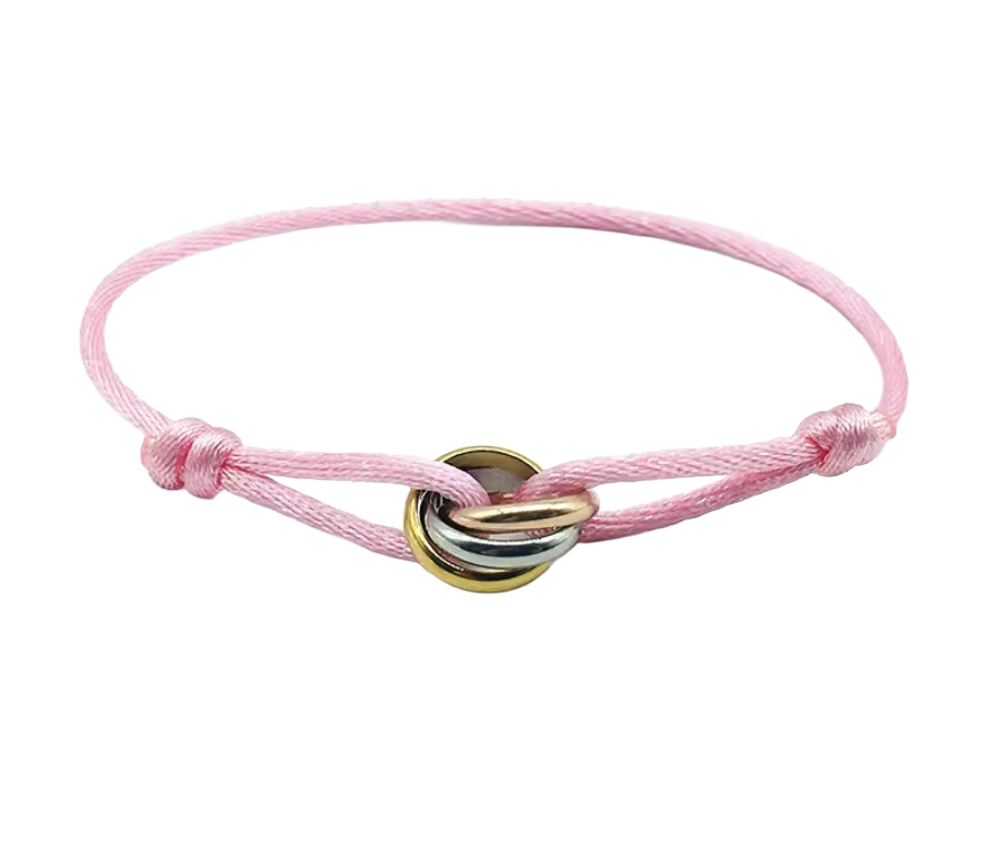 Ring on a String Bracelet - Skye Flowers Design