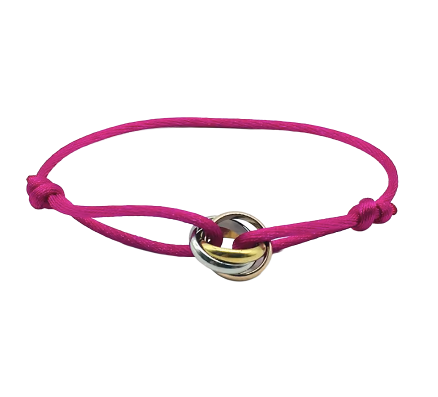 Ring on a String Bracelet - Skye Flowers Design