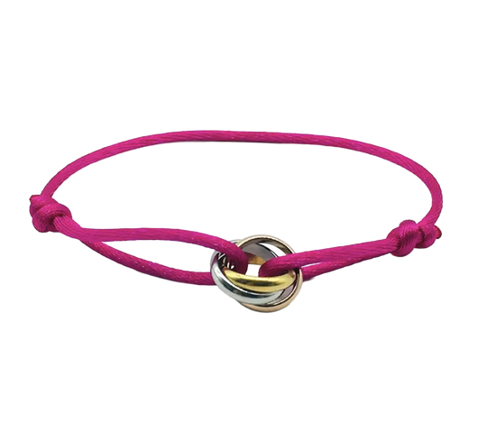 Ring on a String Bracelet - Skye Flowers Design
