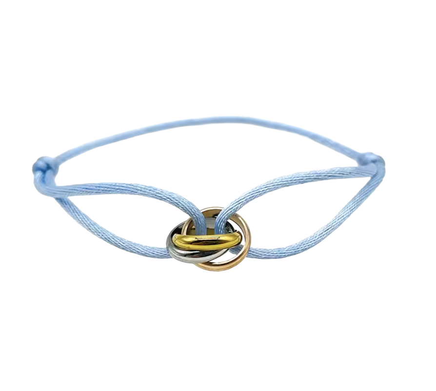 Ring on a String Bracelet - Skye Flowers Design
