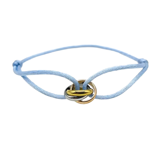 Ring on a String Bracelet - Skye Flowers Design