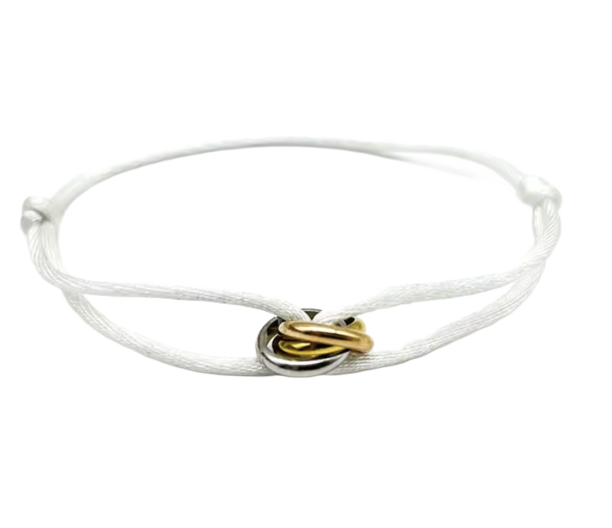 Ring on a String Bracelet - Skye Flowers Design