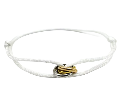 Ring on a String Bracelet - Skye Flowers Design